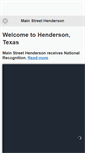 Mobile Screenshot of mainstreethenderson.com